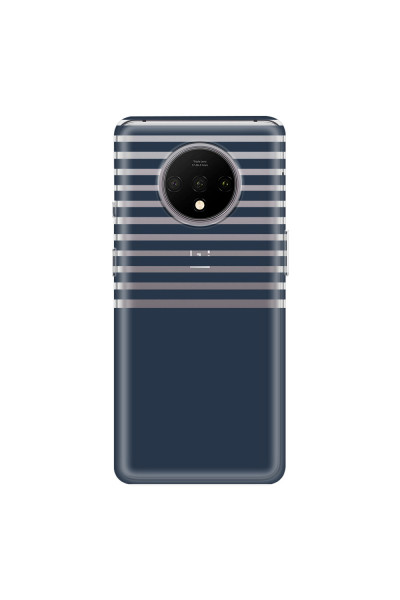 ONEPLUS - OnePlus 7T - Soft Clear Case - Life in Blue Stripes