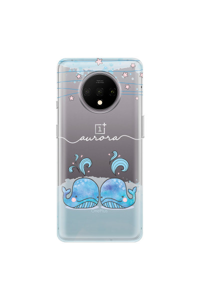 ONEPLUS - OnePlus 7T - Soft Clear Case - Little Whales White
