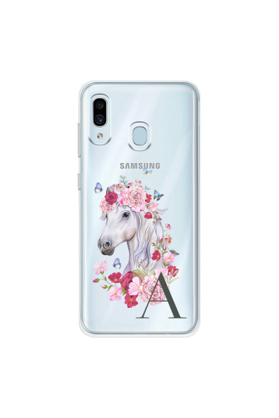 SAMSUNG - Galaxy A20 / A30 - Soft Clear Case - Magical Horse