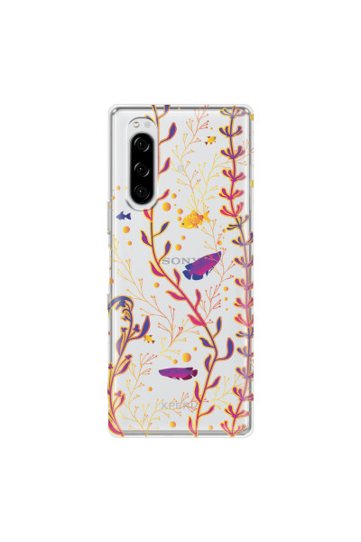 SONY - Sony Xperia 5 - Soft Clear Case - Clear Underwater World