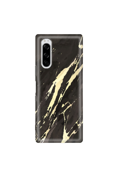 SONY - Sony Xperia 5 - Soft Clear Case - Marble Ivory Black