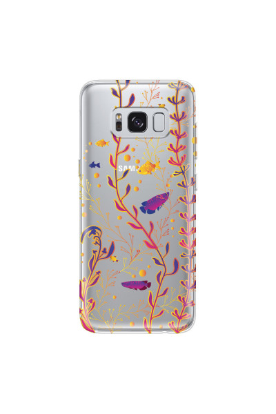 SAMSUNG - Galaxy S8 - Soft Clear Case - Clear Underwater World