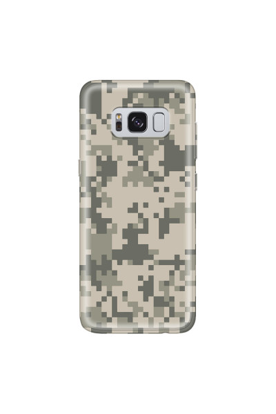 SAMSUNG - Galaxy S8 - Soft Clear Case - Digital Camouflage