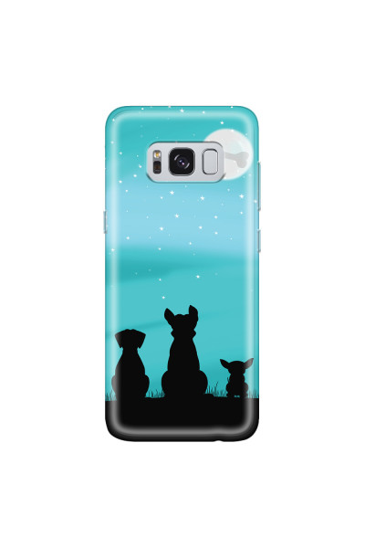 SAMSUNG - Galaxy S8 - Soft Clear Case - Dog's Desire Blue Sky