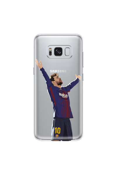 SAMSUNG - Galaxy S8 - Soft Clear Case - For Barcelona Fans