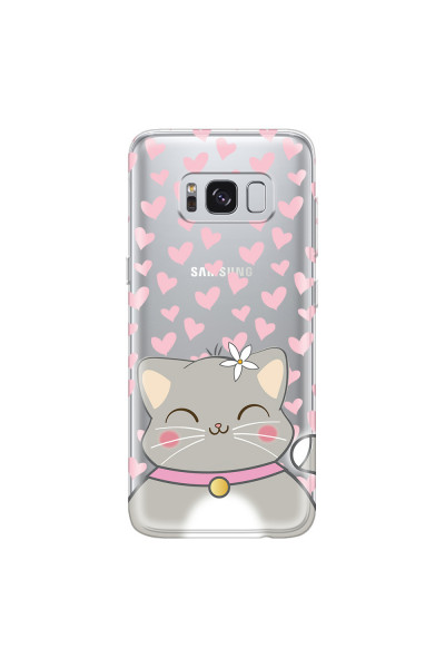 SAMSUNG - Galaxy S8 - Soft Clear Case - Kitty