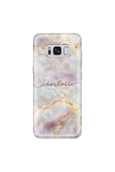 SAMSUNG - Galaxy S8 - Soft Clear Case - Marble Rootage