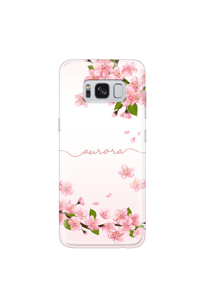 SAMSUNG - Galaxy S8 - Soft Clear Case - Sakura Handwritten