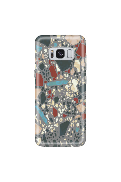 SAMSUNG - Galaxy S8 - Soft Clear Case - Terrazzo Design X