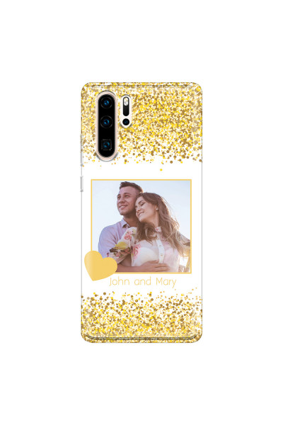 HUAWEI - P30 Pro - Soft Clear Case - Gold Memories