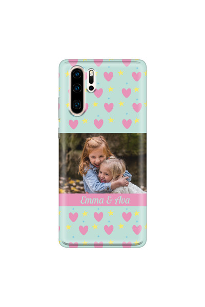HUAWEI - P30 Pro - Soft Clear Case - Heart Shaped Photo