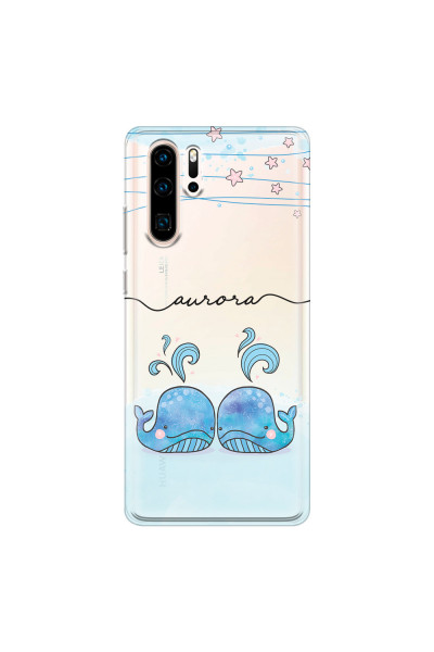 HUAWEI - P30 Pro - Soft Clear Case - Little Whales