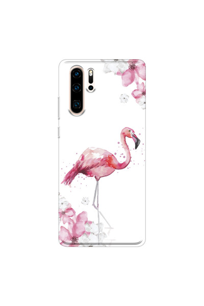 HUAWEI - P30 Pro - Soft Clear Case - Pink Tropes