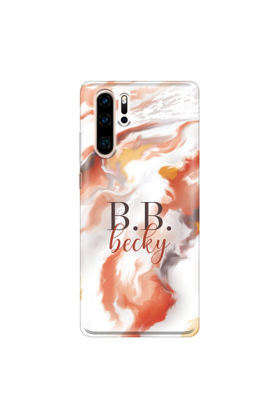 HUAWEI - P30 Pro - Soft Clear Case - Streamflow Autumn Passion