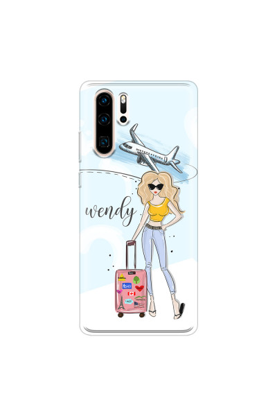 HUAWEI - P30 Pro - Soft Clear Case - Travelers Duo Blonde