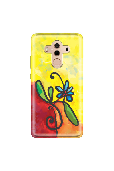 HUAWEI - Mate 10 Pro - Soft Clear Case - Flower in Picasso Style