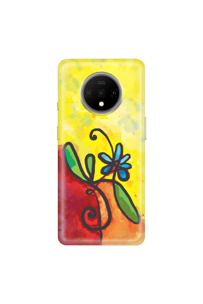 ONEPLUS - OnePlus 7T - Soft Clear Case - Flower in Picasso Style