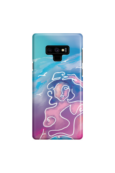 SAMSUNG - Galaxy Note 9 - 3D Snap Case - Lady With Seagulls