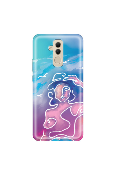 HUAWEI - Mate 20 Lite - Soft Clear Case - Lady With Seagulls