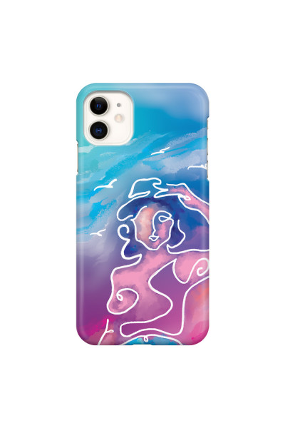 APPLE - iPhone 11 - 3D Snap Case - Lady With Seagulls