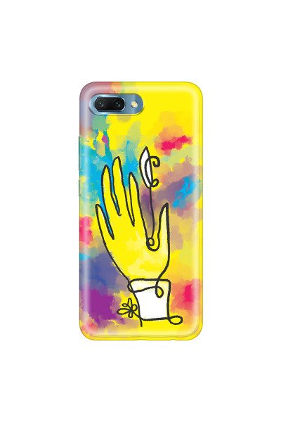 HONOR - Honor 10 - Soft Clear Case - Abstract Hand Paint