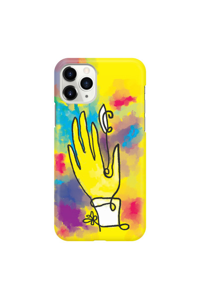 APPLE - iPhone 11 Pro - 3D Snap Case - Abstract Hand Paint