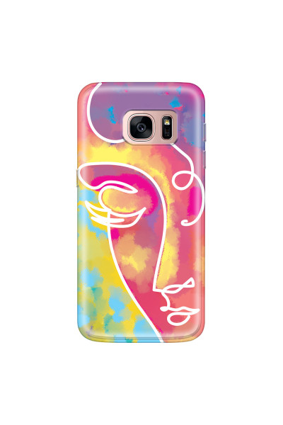 SAMSUNG - Galaxy S7 - Soft Clear Case - Amphora Girl