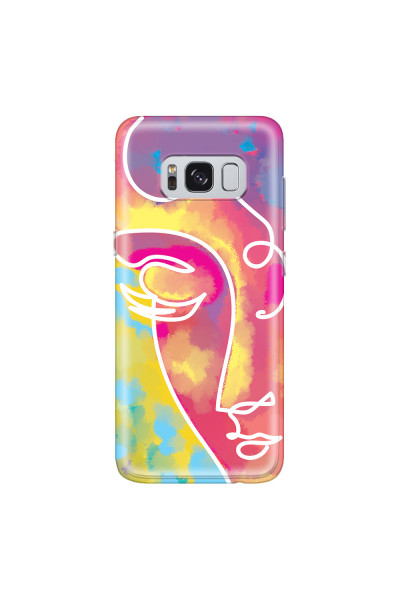 SAMSUNG - Galaxy S8 Plus - Soft Clear Case - Amphora Girl