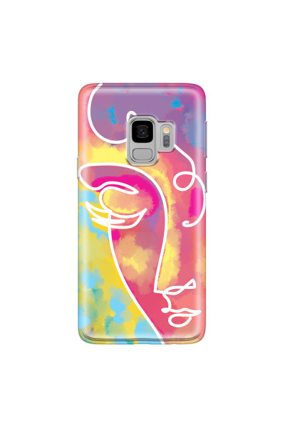 SAMSUNG - Galaxy S9 - Soft Clear Case - Amphora Girl