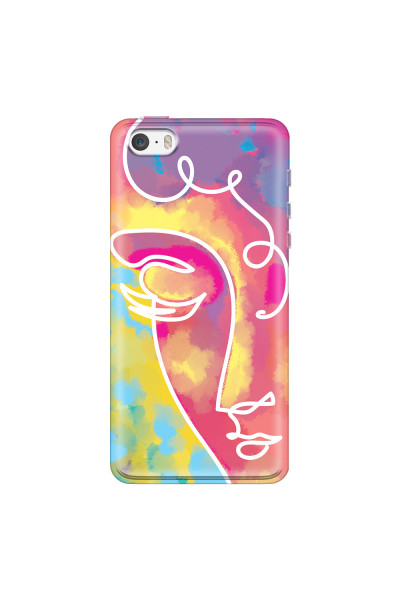 APPLE - iPhone 5S/SE - Soft Clear Case - Amphora Girl