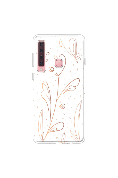 SAMSUNG - Galaxy A9 2018 - Soft Clear Case - Flowers In Style