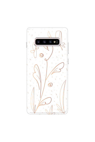 SAMSUNG - Galaxy S10 - Soft Clear Case - Flowers In Style