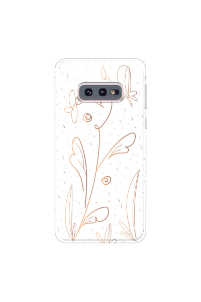 SAMSUNG - Galaxy S10e - Soft Clear Case - Flowers In Style
