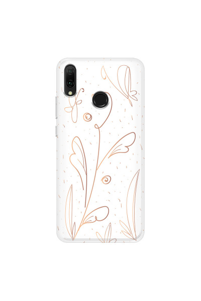 HUAWEI - Y9 2019 - Soft Clear Case - Flowers In Style