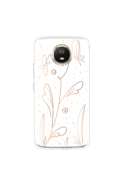 MOTOROLA by LENOVO - Moto G5s - Soft Clear Case - Flowers In Style