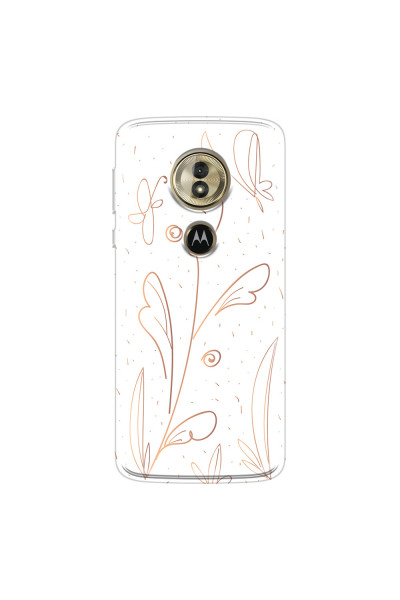 MOTOROLA by LENOVO - Moto G6 Play - Soft Clear Case - Flowers In Style