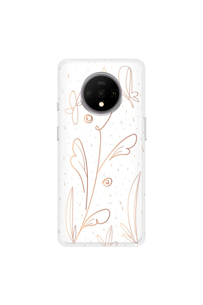 ONEPLUS - OnePlus 7T - Soft Clear Case - Flowers In Style