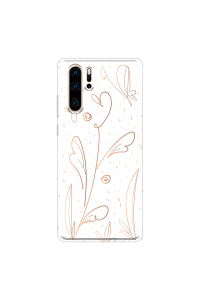 HUAWEI - P30 Pro - Soft Clear Case - Flowers In Style