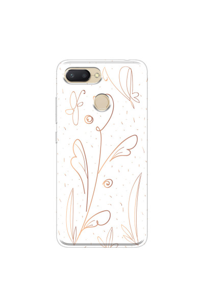 XIAOMI - Redmi 6 - Soft Clear Case - Flowers In Style