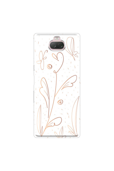 SONY - Sony Xperia 10 - Soft Clear Case - Flowers In Style