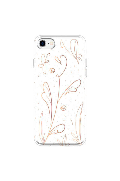 APPLE - iPhone 7 - Soft Clear Case - Flowers In Style