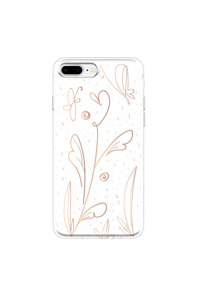 APPLE - iPhone 7 Plus - Soft Clear Case - Flowers In Style