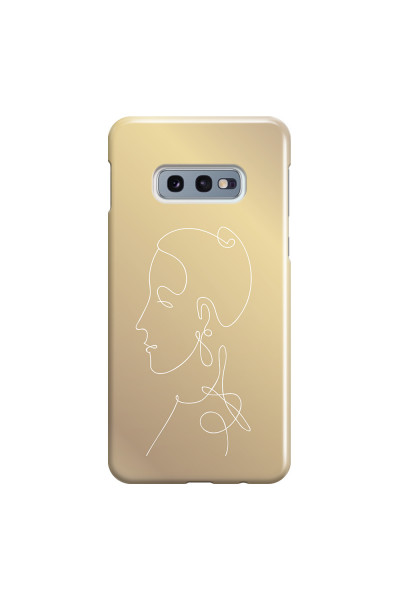 SAMSUNG - Galaxy S10e - 3D Snap Case - Golden Lady