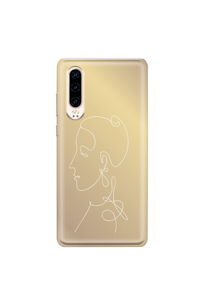 HUAWEI - P30 - Soft Clear Case - Golden Lady