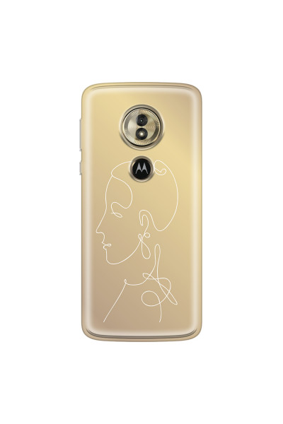 MOTOROLA by LENOVO - Moto G6 Play - Soft Clear Case - Golden Lady