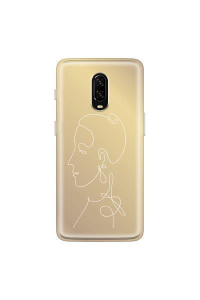 ONEPLUS - OnePlus 6T - Soft Clear Case - Golden Lady