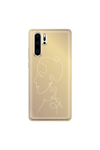 HUAWEI - P30 Pro - Soft Clear Case - Golden Lady