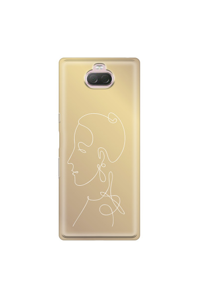 SONY - Sony Xperia 10 - Soft Clear Case - Golden Lady