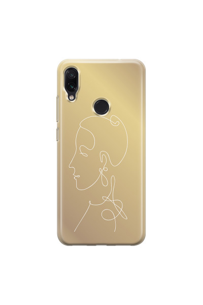 XIAOMI - Redmi Note 7/7 Pro - Soft Clear Case - Golden Lady