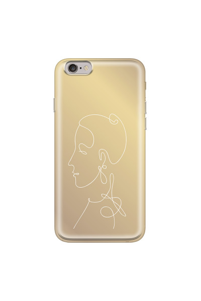 APPLE - iPhone 6S Plus - Soft Clear Case - Golden Lady